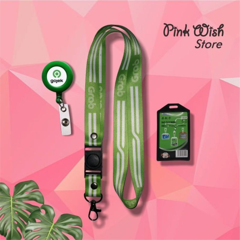 

Tali idcard GRAB hijau / lanyard GRAB [READY STOCK] TERMURAH !!! Beli Eceran Rasa Grosir