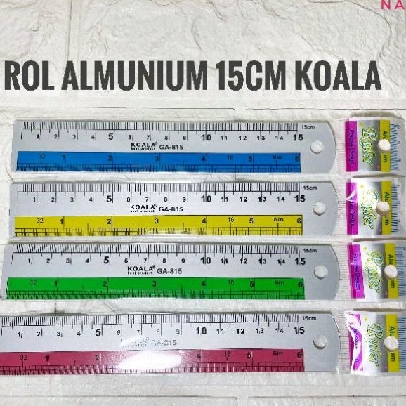 

Rol Aluminium 15 CM Koala/Rol Panjang/Rol Anak Sekolah/Rol Murah