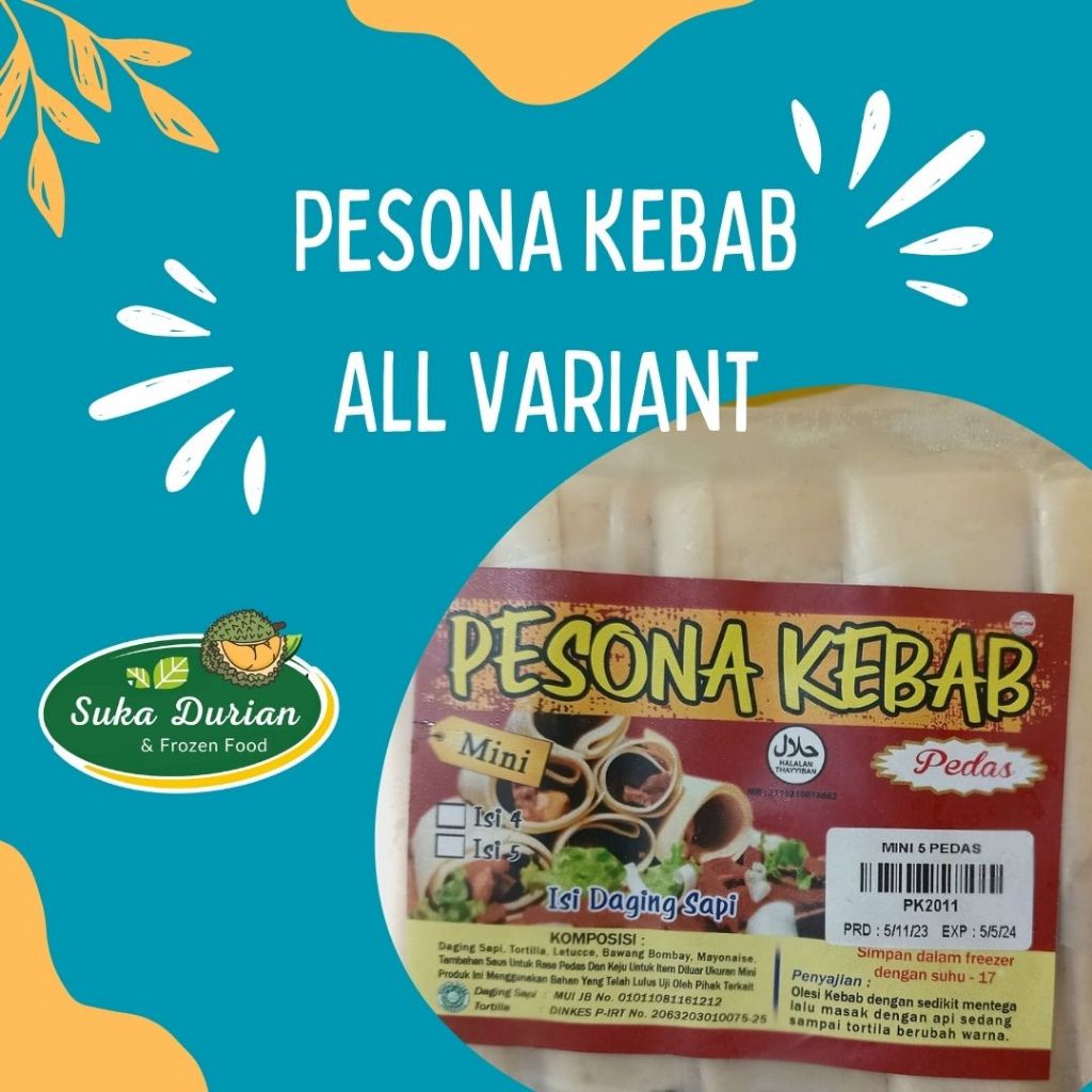 

PESONA KEBAB PEDAS ISI 5PCS