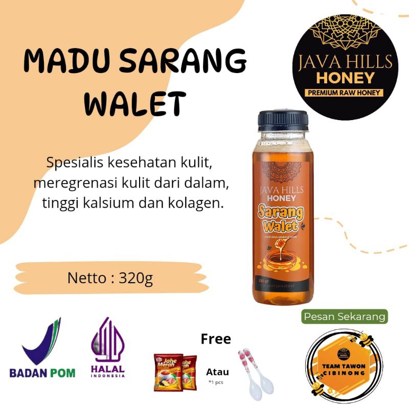 

MADU SARANG WALET JAVA HILLS HONEY 100% ASLI