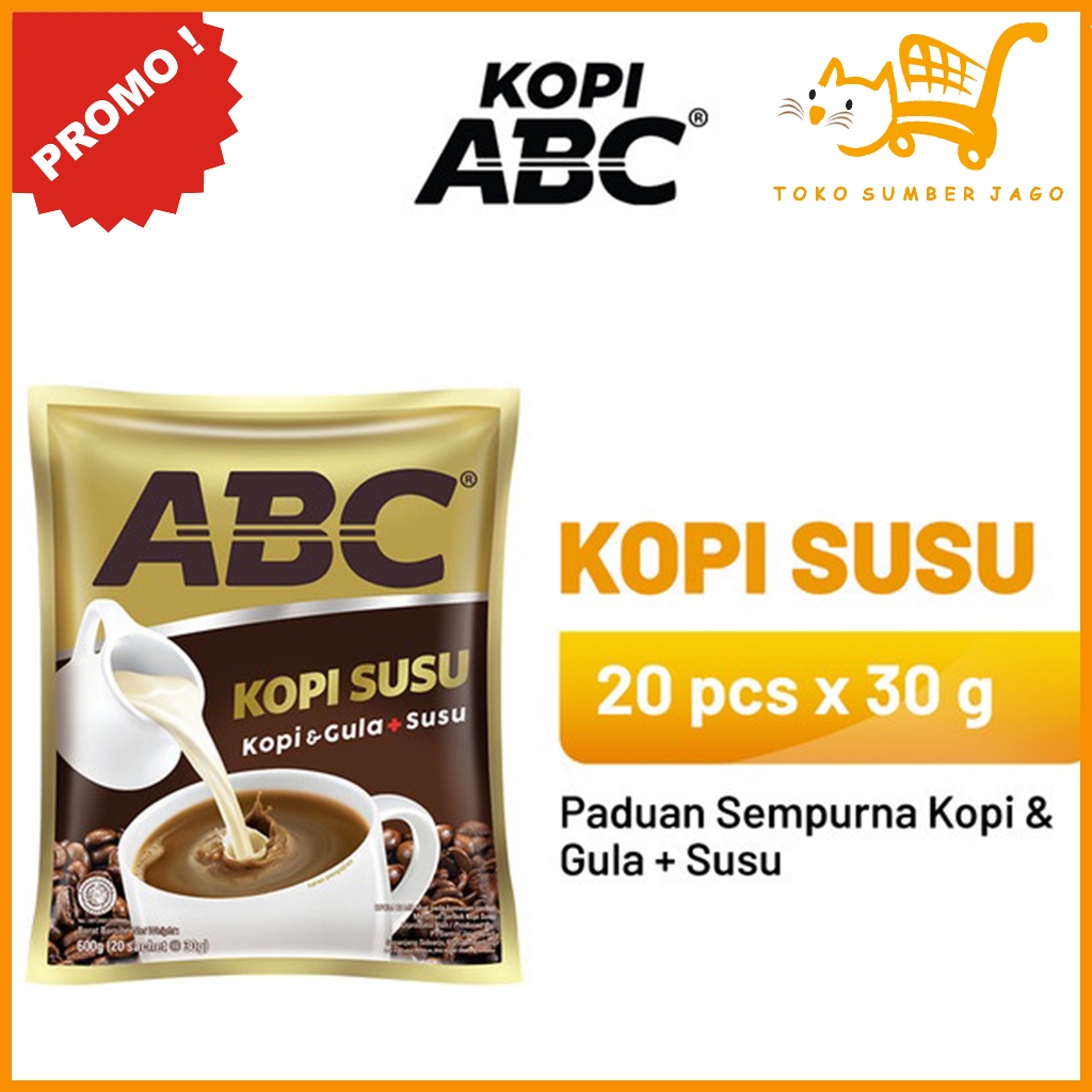 

ABC Kopi Susu Bag 20Sachets x 30gr