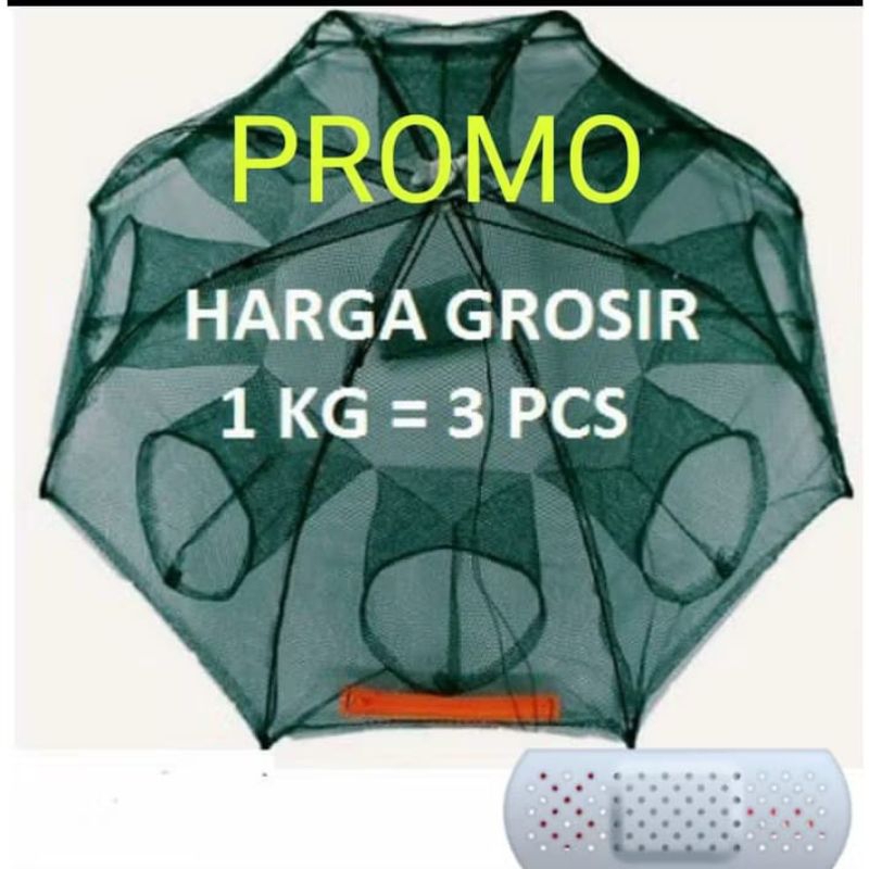 [BISA COD] TERMURAH Bubu  Payung Jaring Ikan - Jebakan  Perangkap Ikan Ud4ng fishing Net