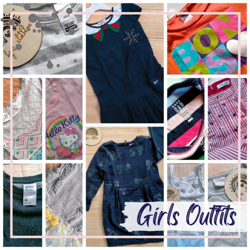 PL Kaos, Tunik, Sweater CN,DRESS, GAUN pesta & harian baby girl - anak perempuan