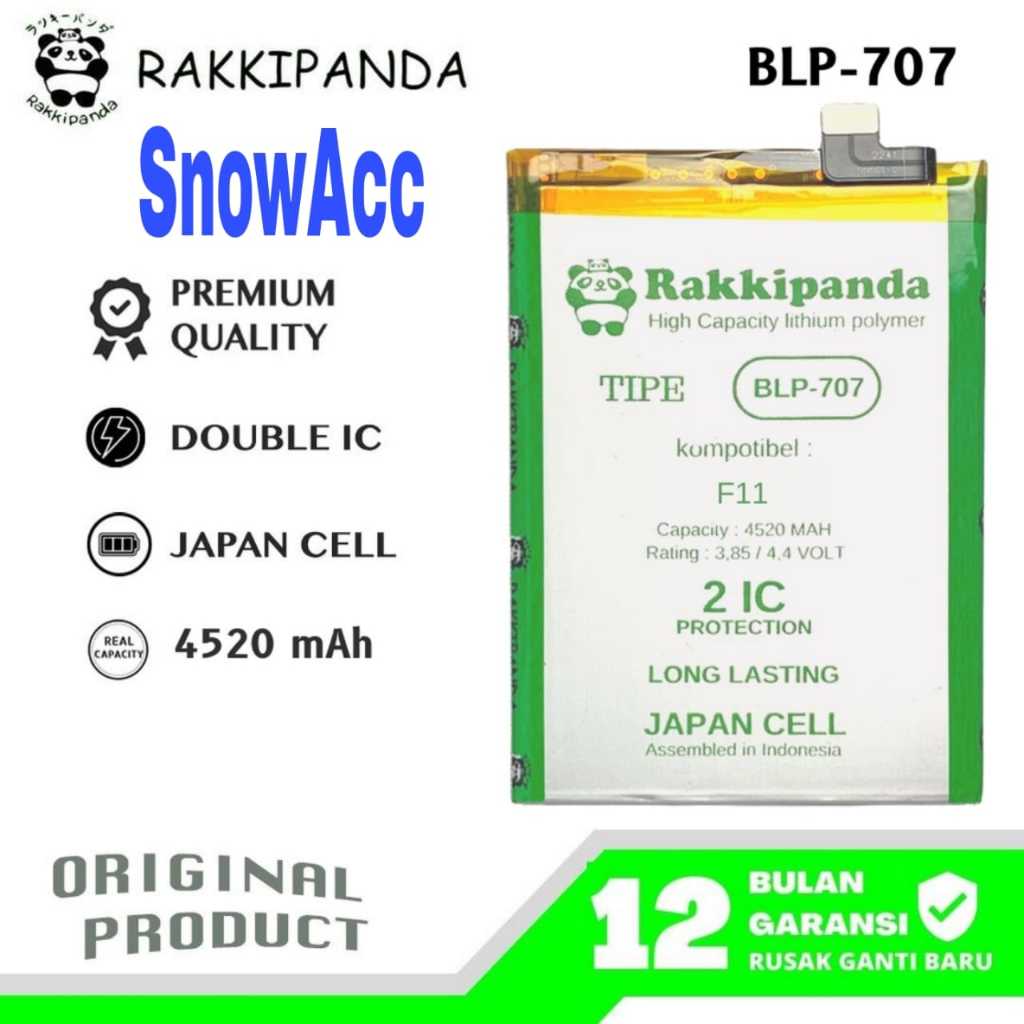 Rakkipanda Baterai Oppo F11 / Oppo F11 Battery OPPO BLP707 ( BLP-707 ) ( BLP 707 )