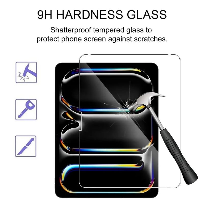 Tempered glass Ipad pro M4 11 inch / Anti gores ipad pro M4 13inch / Anti gores ipad pro m4 11 inch 