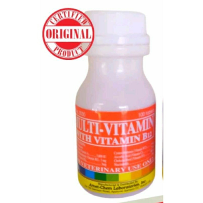 Multivitamin B12 import Suplemen Ayam Bangkok ayam tajian