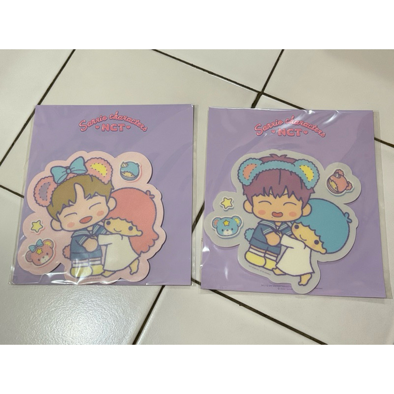 official mouse pad sanrio x nct chenle jisung sealed