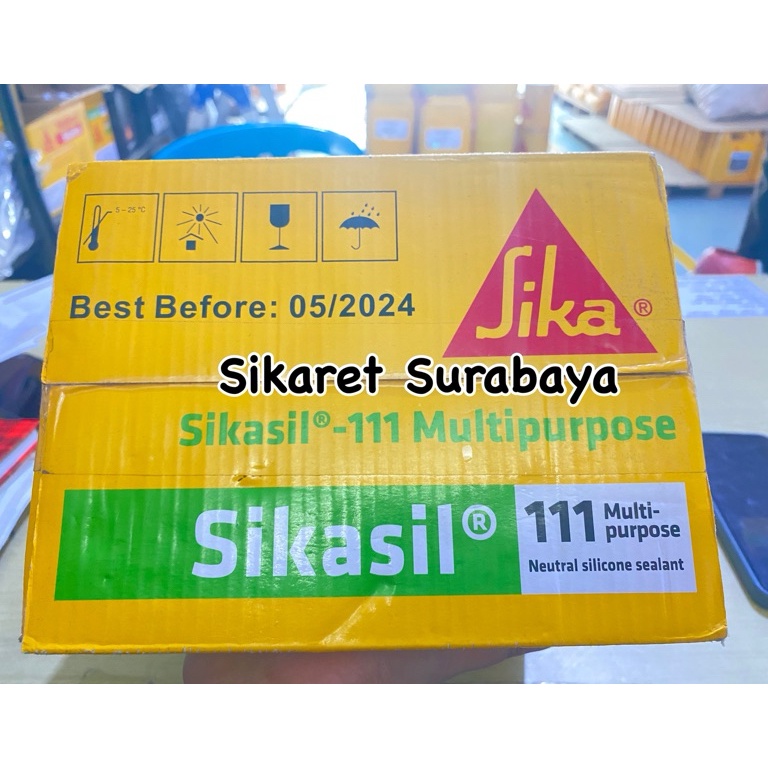 

Lem Sealent Silicone SIKASIL 111 White and Grey 3ml KODE D3L3