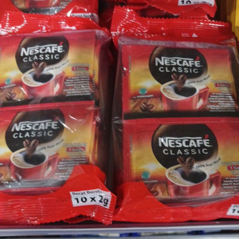 

Nescafe classic 10x2g