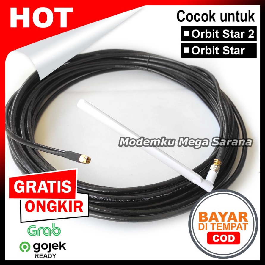 KODE D9R5 Antena Telkomsel Orbit Star 2 B312 Modem Router Penguat Sinyal