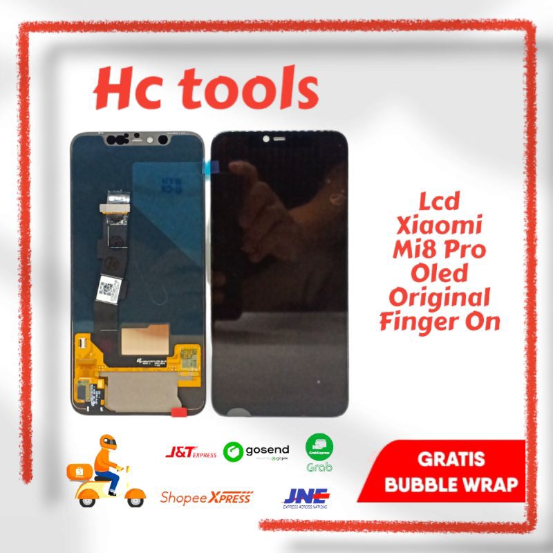 LCD TOUCHSCREEN XIAOMI MI8 PRO/MI 8 PRO OLED ORIGINAL FINGER ON