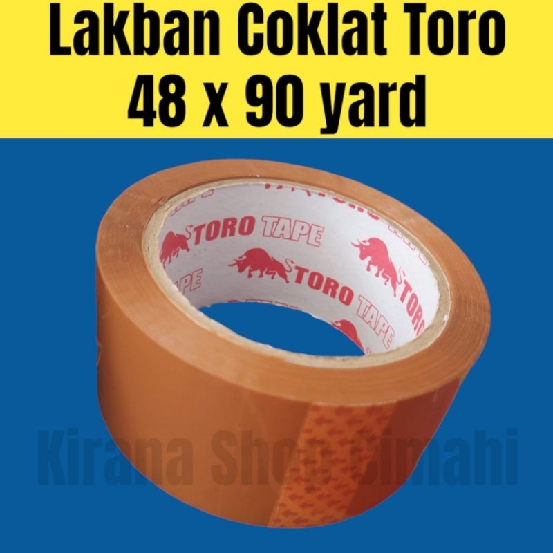 

1 (Satu) PCS LAKBAN COKLAT TORO 48 X 90 YARD / 2 inch