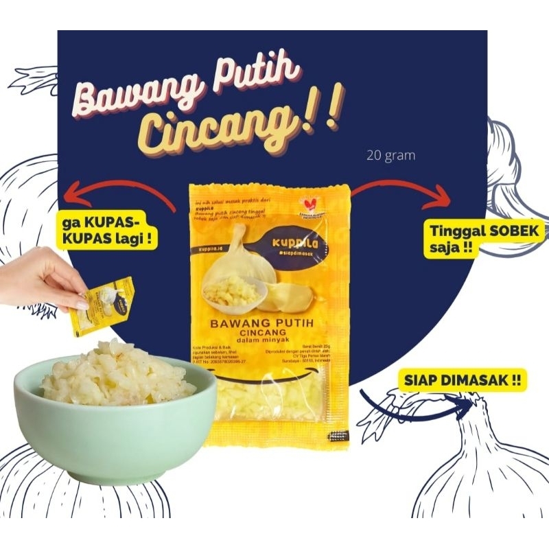

Bawang Putih Cincang Cap Kuppila