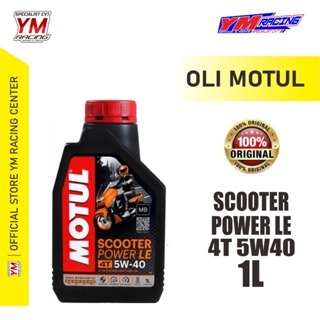 OLI MOTUL SCOOTER POWER LE 5W40 4T 1 L | OLI MOTUL 5W 40 4T SCOOTER POWER LE 1 LITER / MOTUL OIL SCO