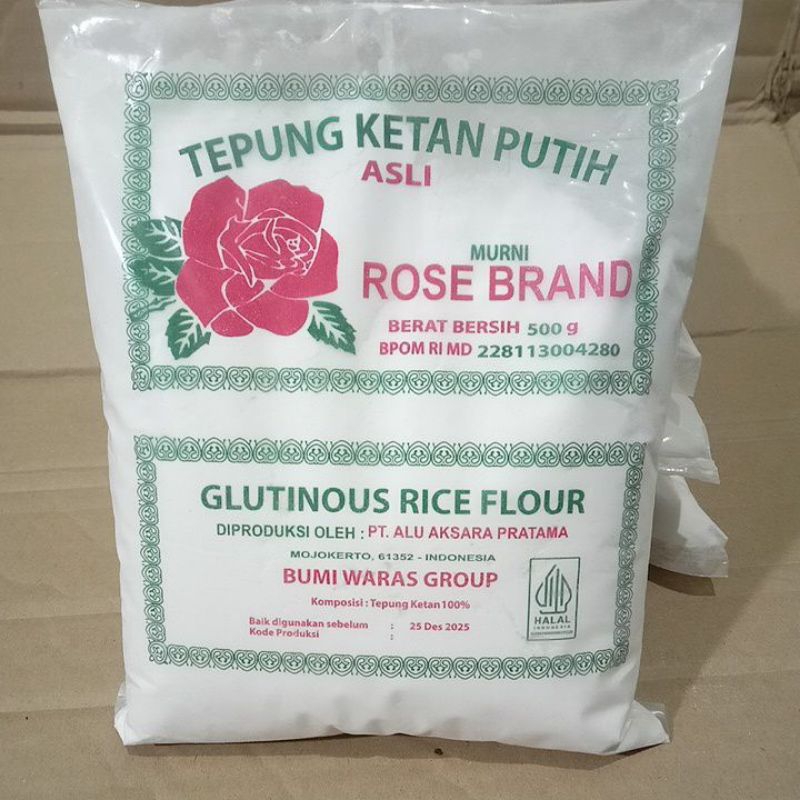 

TEPUNG KETAN PUTIH 500G ROSE BRAND
