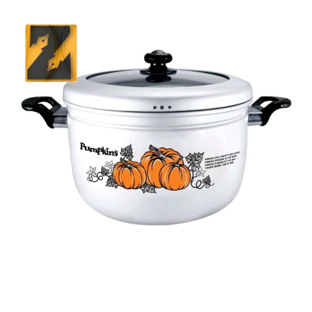 Panci Kukusan Motif Bunga/ Panci Serbaguna/ Maspion Panca Guna 45CM + Tutup KacaPanci Kukusan Motif 