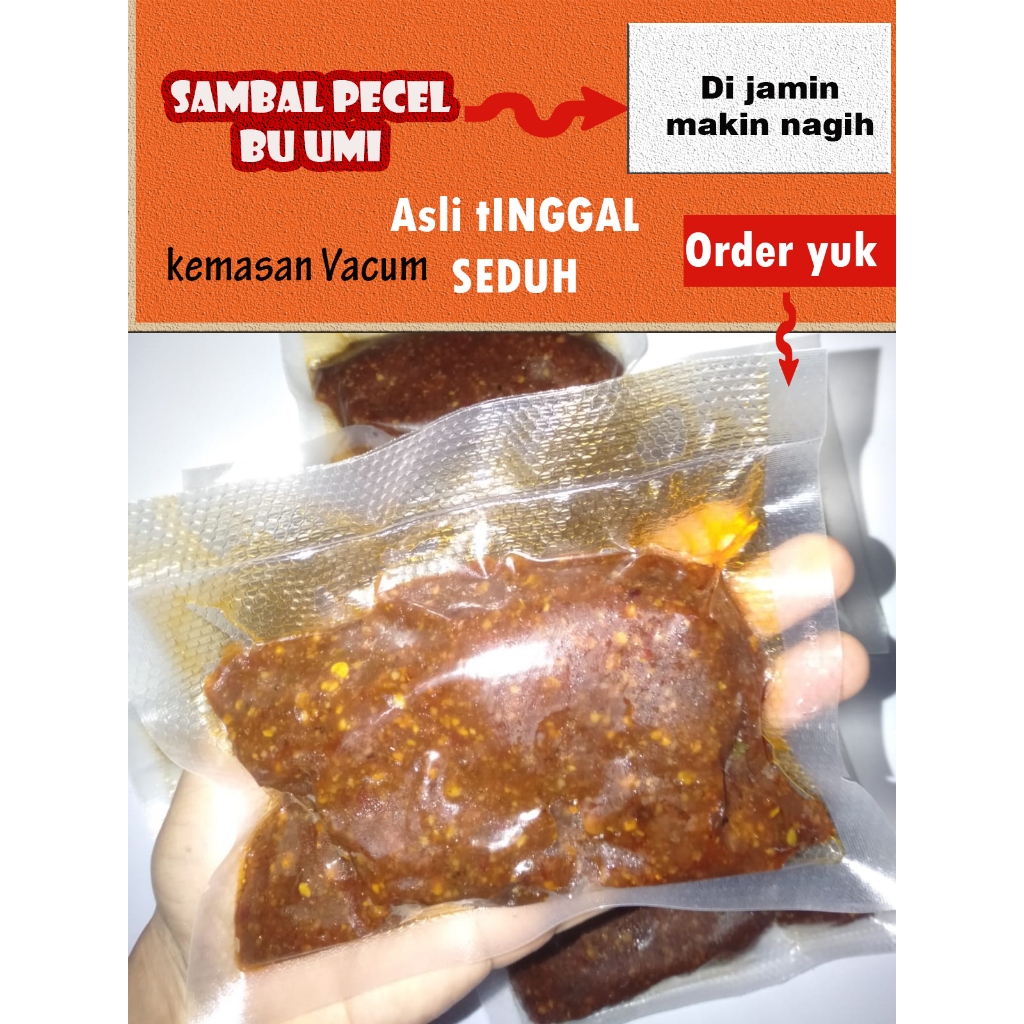 

Sambal Pecel Bu UMI 200 gr Tanpa Bahan pengawet