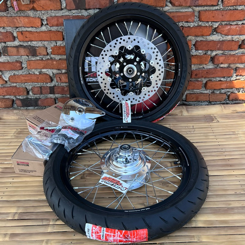 Velg set tromol MP paket velg set tromol rxking velg TDR set bubut cnc pnp cb gl magapro Tiger gl100
