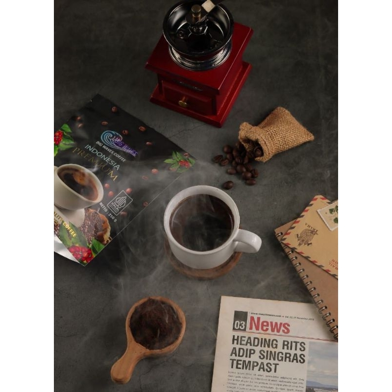 

Aceh gayo takengon Arabika 250 gram BIG WAVES KOPI