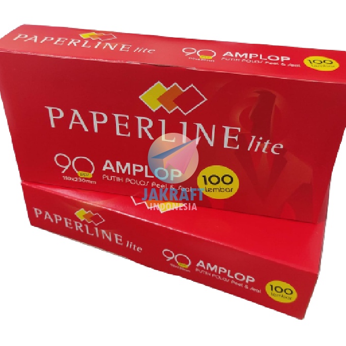 

KI3 1 Pcs Amplop Putih Polos PAPERLINE 9 PPS LITE DL Ukuran Besar 11 x 23 mm Tebal 7 Gsm