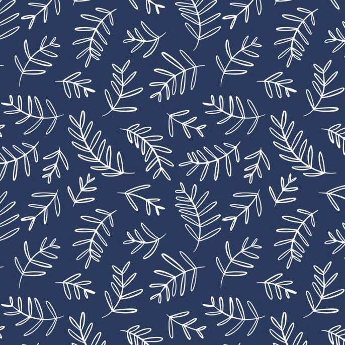 

TERBATAS Kertas Kado Harvest Wrapping Paper Good Vibes Navy Leaves