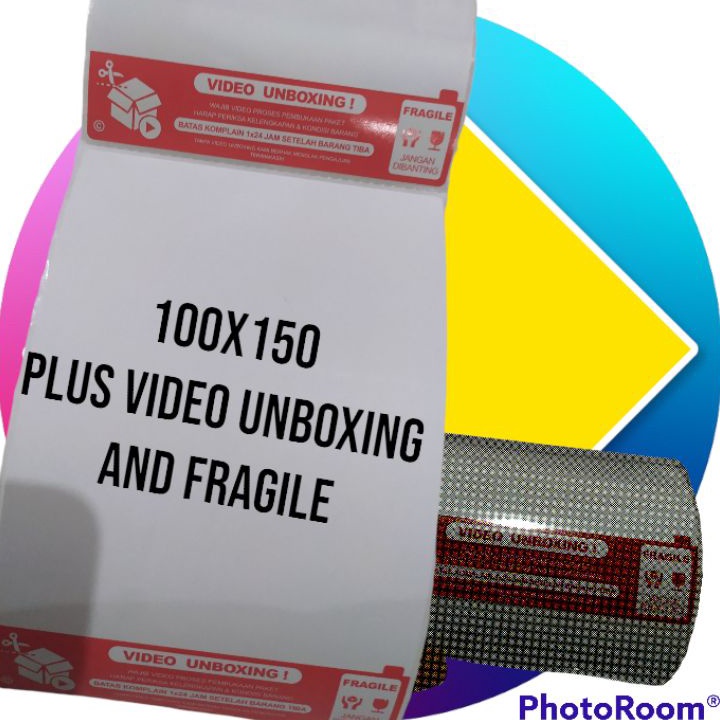 

Terkini siap kirim kertas thermal 1x15 3 lembar plus video wajib unboxing fragile murah