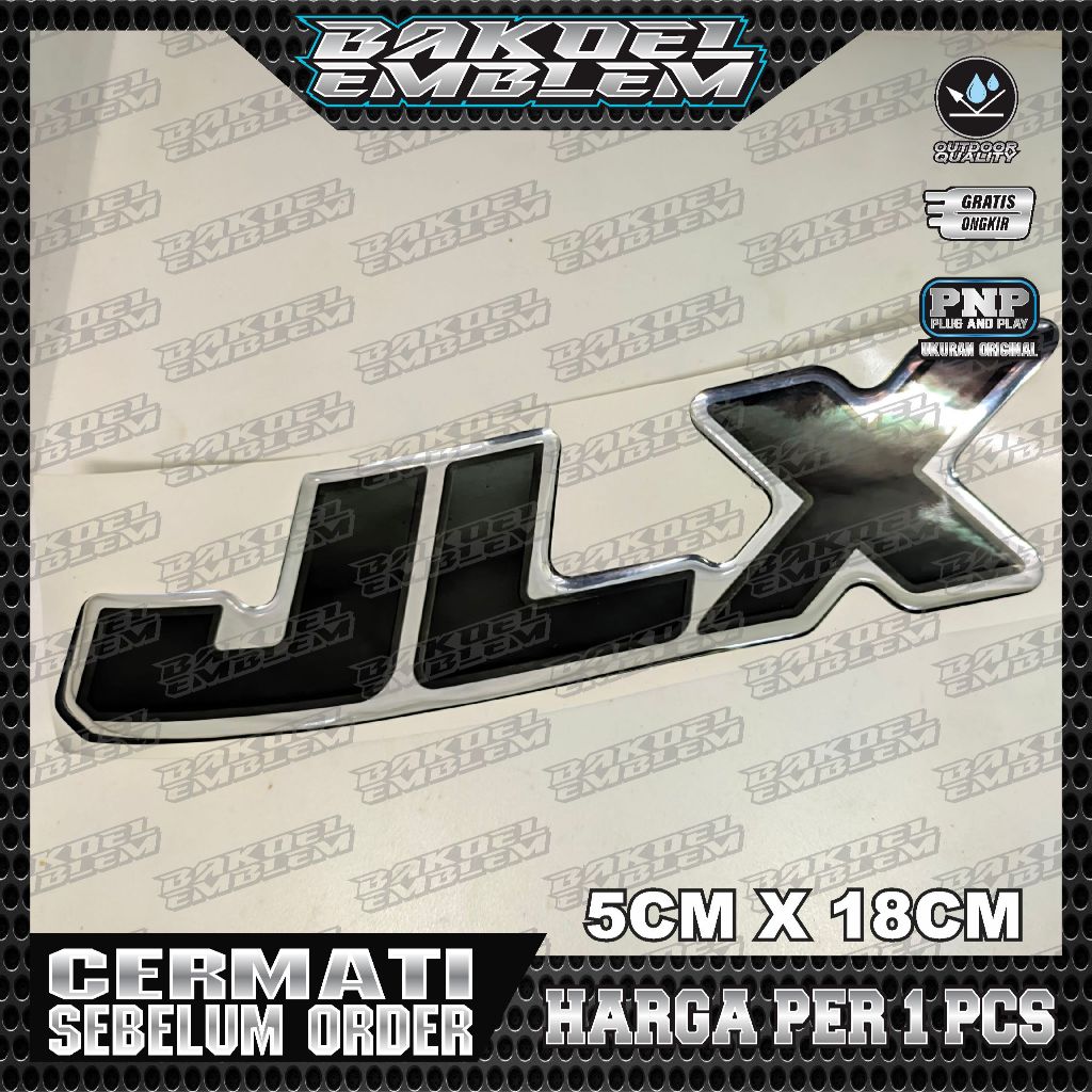 emblem timbul JLX suzuki vitara escudo / emblem bagasi JLX suzuki vitara escudo