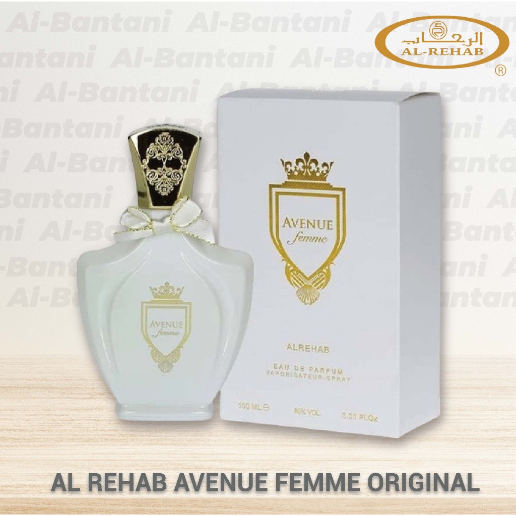 PARFUM AL REHAB AVENUE FEMME EAU DE PERFUME ORIGINAL 100ml