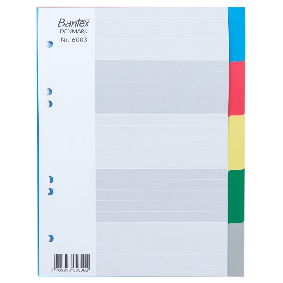 

KF7 Bantex PP Colour Divider A5 5 pages 63