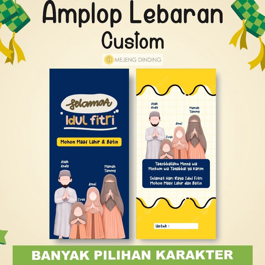 

KF7 ISI 1 PCS AMPLOP LEBARAN CUSTOM NAMA KARAKTER AMPLOP LEBARAN CUSTOM CUSTOM AMPLOP LEBARAN 224