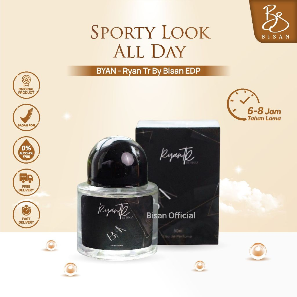 Parfum Spray Teuku Ryan Tr Original EDP Eu De Parfume 30 ML Minyak Wangi Pria Tahan Lama BYAN