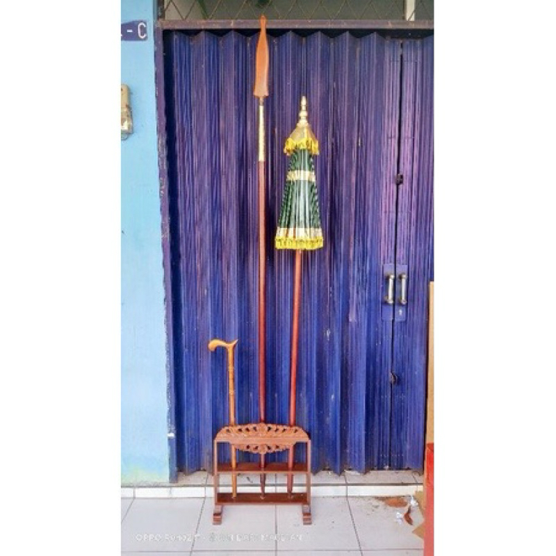 PAKET LENGKAP PAYUNG KERATON TUMBAK TEKEN JAGRAK / SONGSONG AGUNG FUL SET LENGKAP