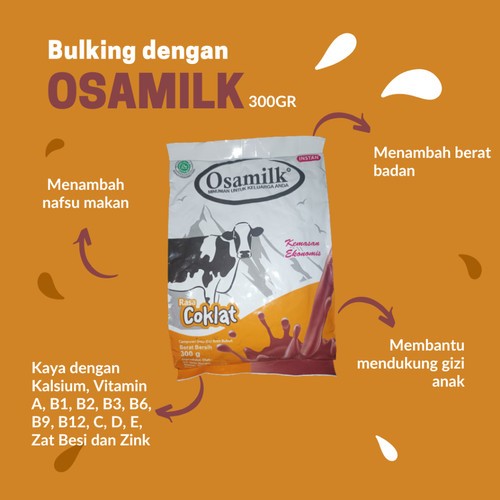 

Osamilk 300 Gr Rasa Coklat - Susu Osamilk Susu Penggemuk Badan