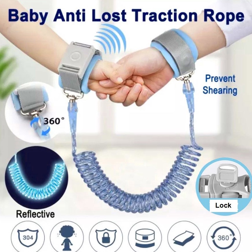 Tren Kekinian Tali Keselamatan Tangan Balita Babyplay Harness Anti Lost Wrist Kids 25 M