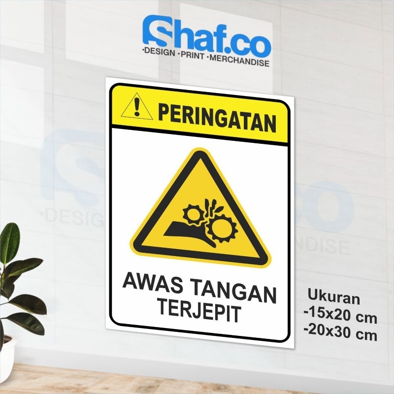 

STICKER PERINGATAN AWAS TANGAN TERJEPIT KEREN
