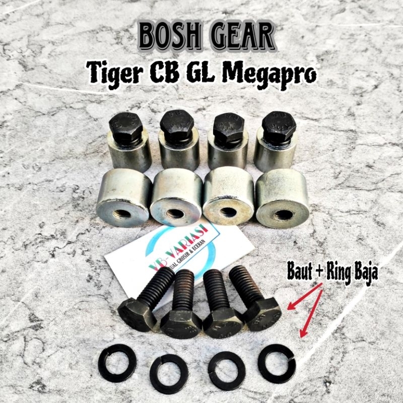 Bosh Gear Tiger Revo Lama Megapro Gl Pro Max Drat Full Besi Baut Baja