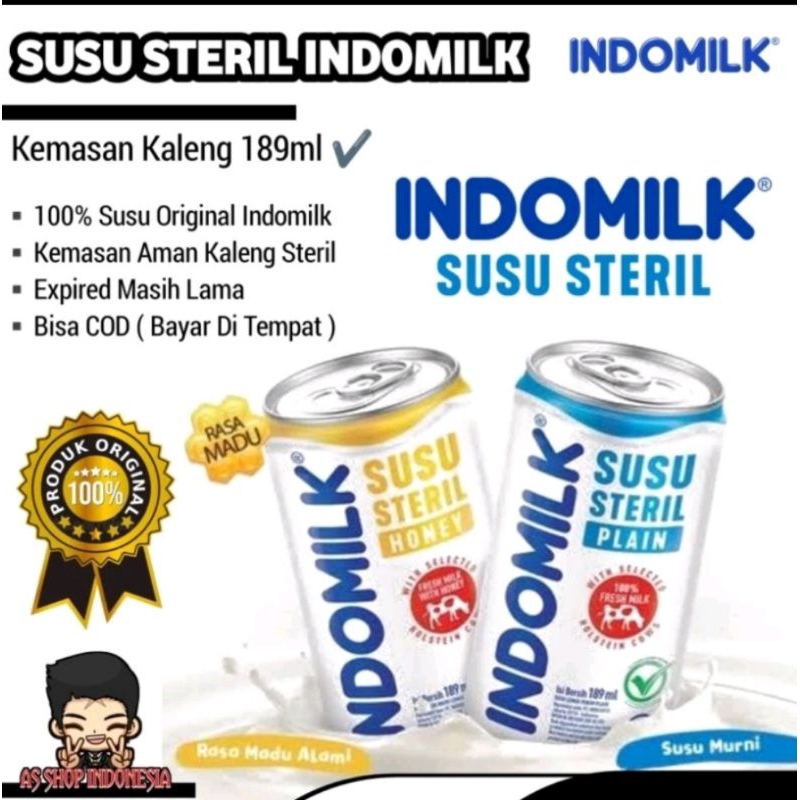 

SUSU INDOMILK STERIL 189 ML