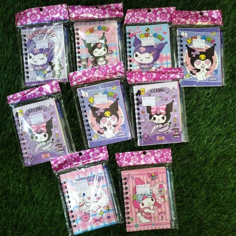 

Notebook Mini + Bolpoin karakter Sanrio