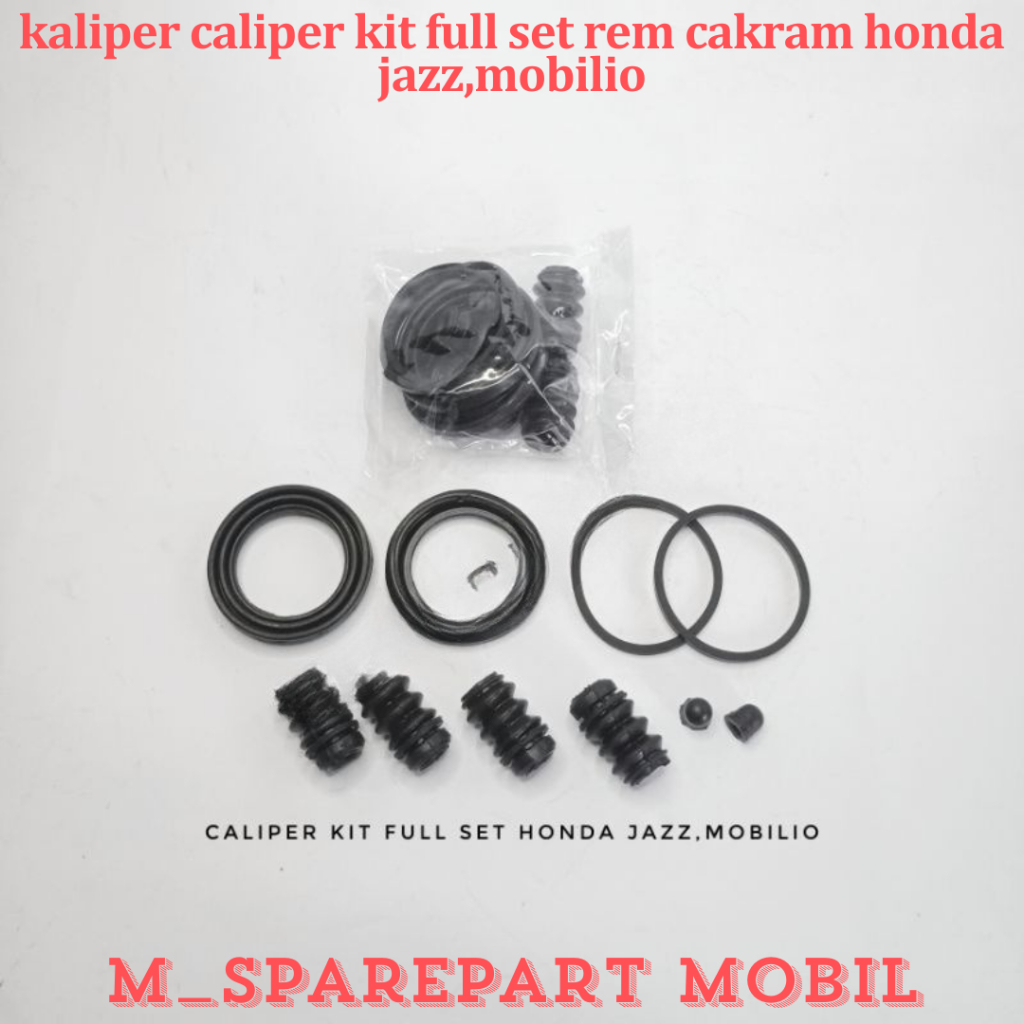 SPAREPART MOBIL PREMIUM kaliper caliper kit full set rem cakram honda jazz,mobilio