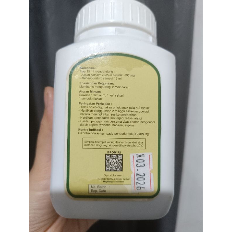 

madu bawang lanang al gholibu