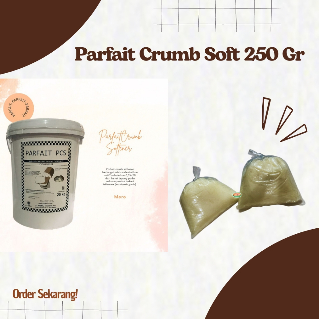

PARFAIT CRUMB SOFT 250 GR
