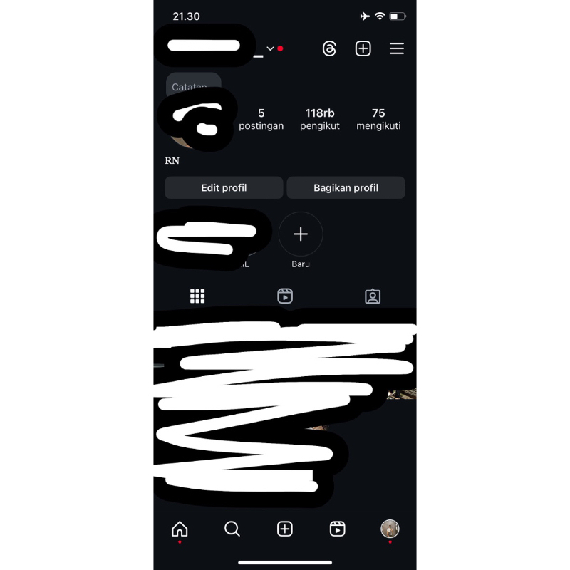 Akun instagram 100k followers