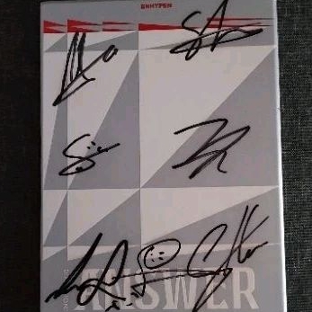 [❌️]Signed album enhypen d:a no ver