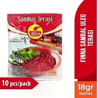 

finna sambal uleg terasi 1 renteng isi 10 saset