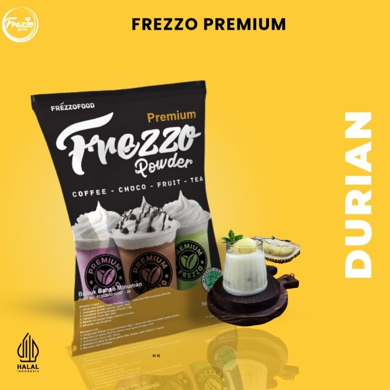 

Bubuk Minuman Rasa Durian Premium Frezzo 1kg/ Minuman Murah dan Enak Frezzo Premium