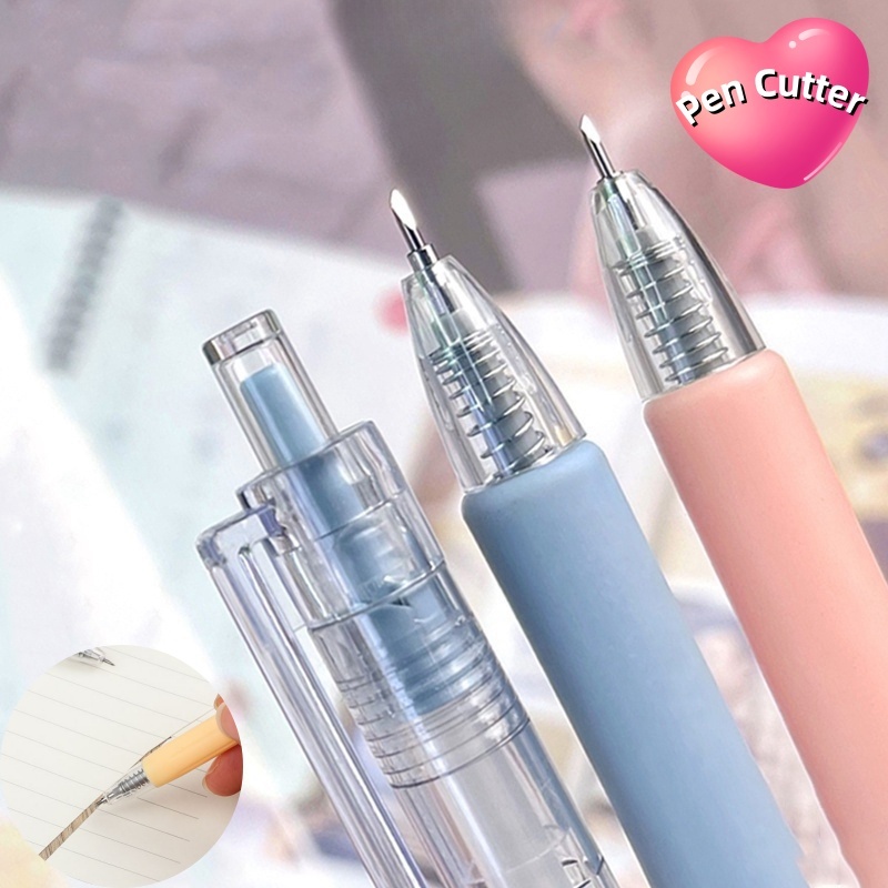 

Mini Pena Knife/Mini Knife Cutter DIY Lucu/pisau ukir/Pisau Cutter Bentuk Pena/cutter