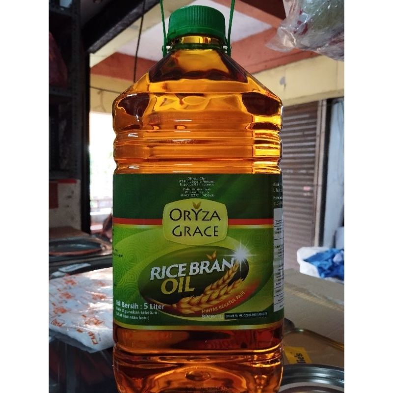 

Minyak rice bran oil 5 liter Oryza Grace