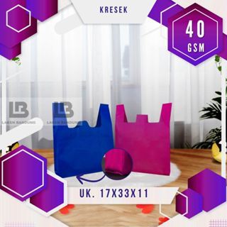 

Tas Kain Spunbond Model Kresek 17x33x11 Polos