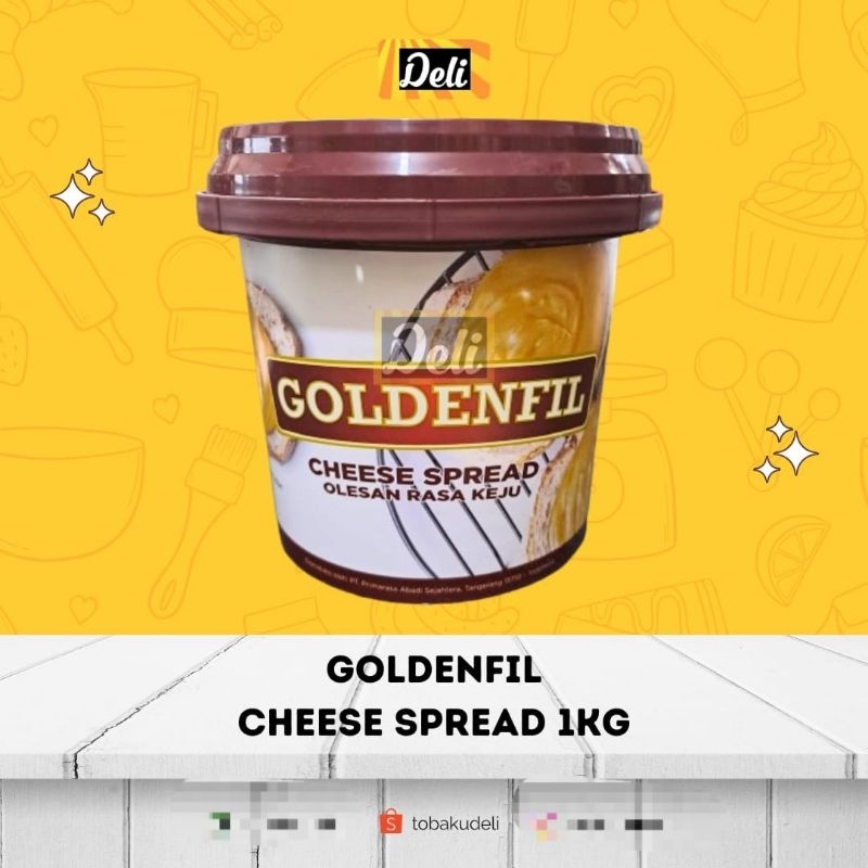 

Goldenfil Cheese Spread Selai Pasta Olesan Keju 1kg
