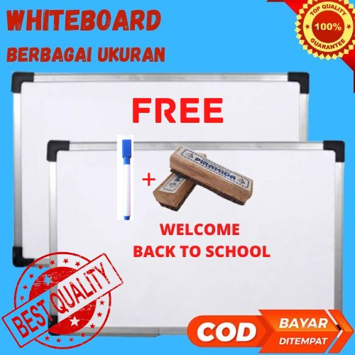 

PAPAN TULIS ukuran 20X30 Free Spidol + Penghapus